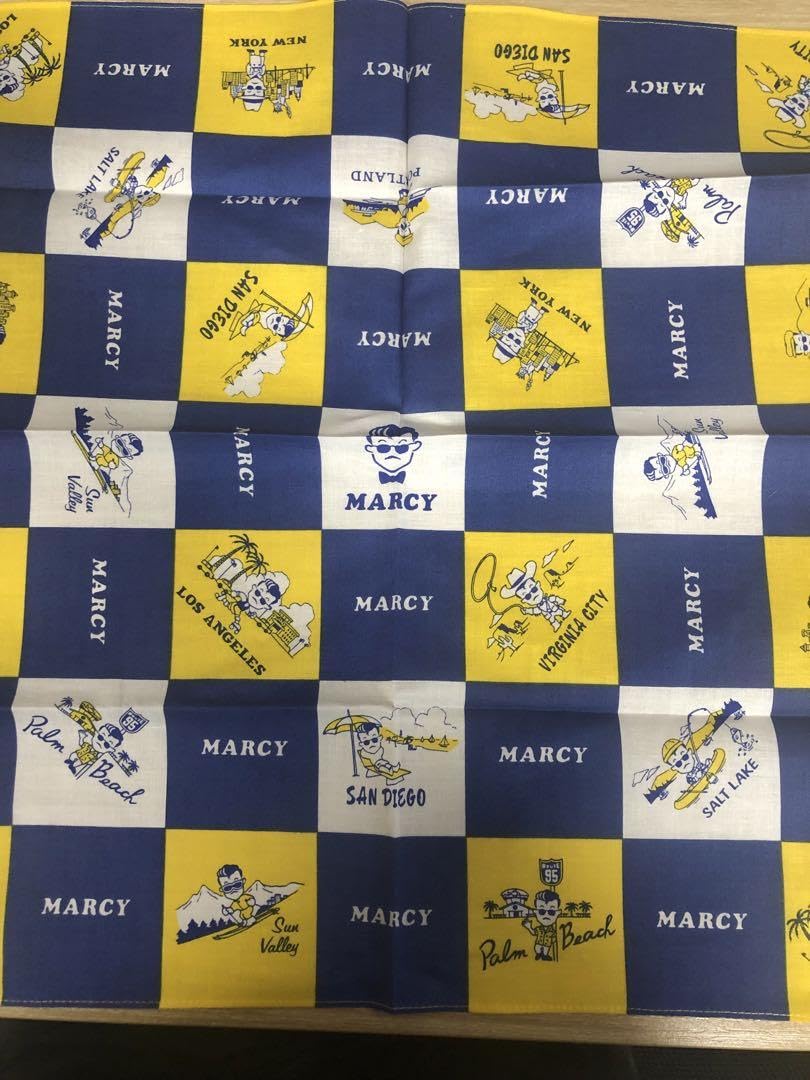 Amazon.co.jp: 昭和レトロ マーシー 田代まさし ハンカチ MARCY グッズ